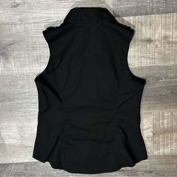 Express Design Studio-Collared Button Tank, EUC - Picture 3 of 12